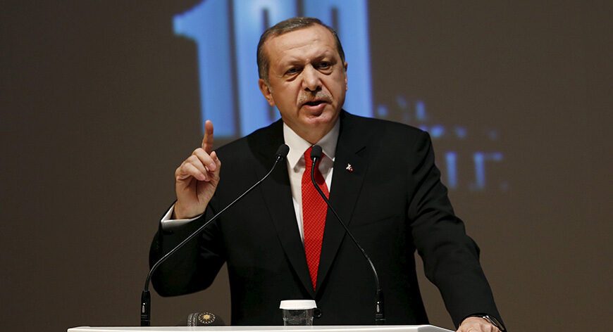 turkeys-president-erdogan-makes-a-speech-during-a-peace-summit-ahead-of-the-100th-anniversary-of-the-battle-of-gallipoli-in-istanbul