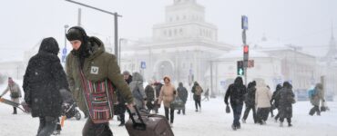 На Москву обрушился снежный циклон «Валли»