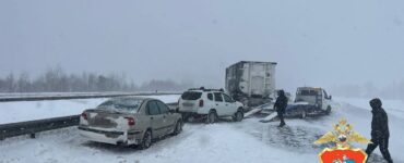На трассе «Дон» в Подмосковье произошло массовое ДТП