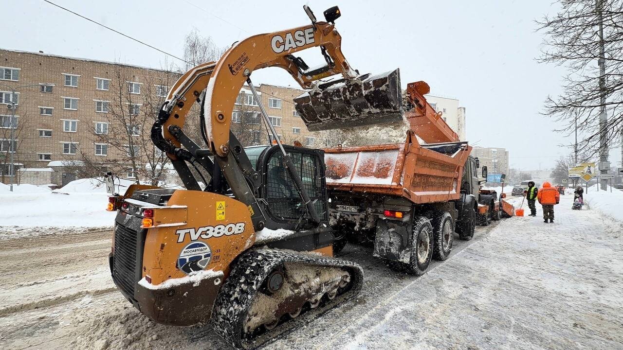 Вывоз снега в Московской области