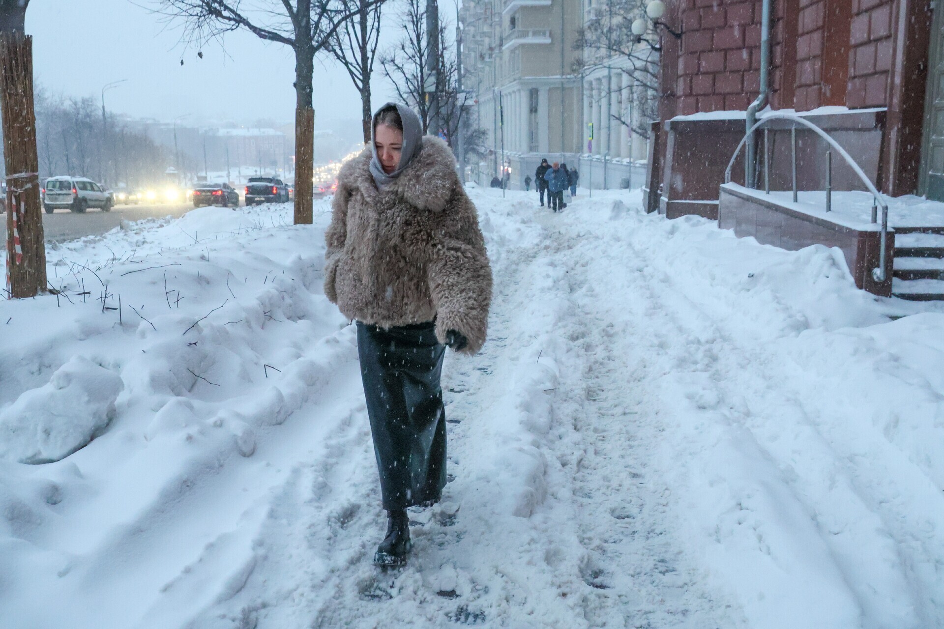 Снег в Москве