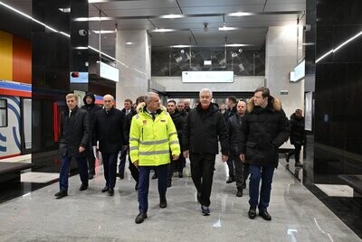 Собянин: Завершено строительство перехода на станции метро «Вавиловская»