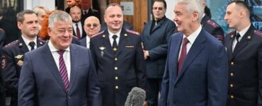 Собянин открыл новое здание отдела полиции по району Лосиноостровский
