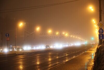 «Желтый» уровень опасности из-за гололеда и тумана объявлен в Москве в субботу