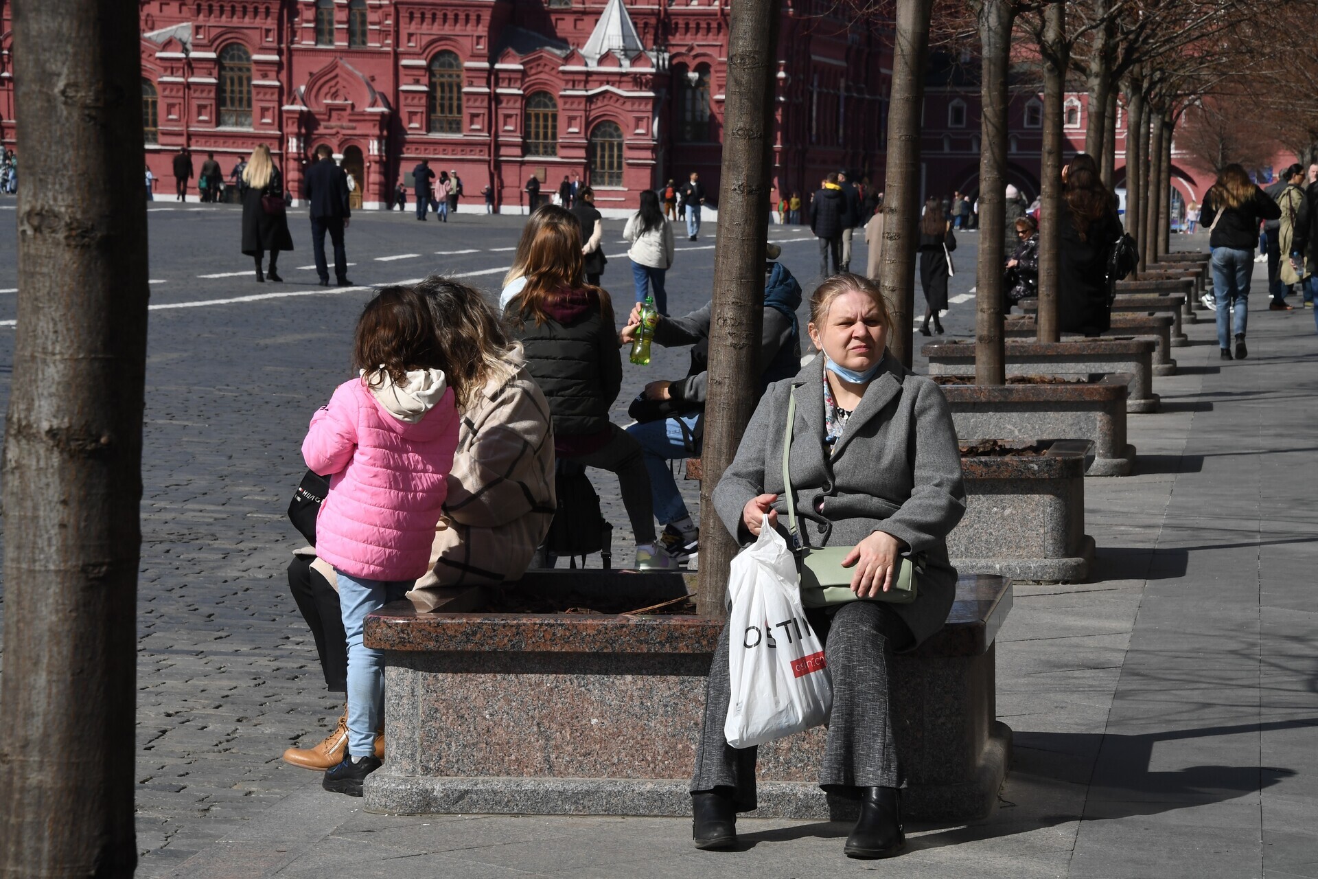 Теплый день в Москве