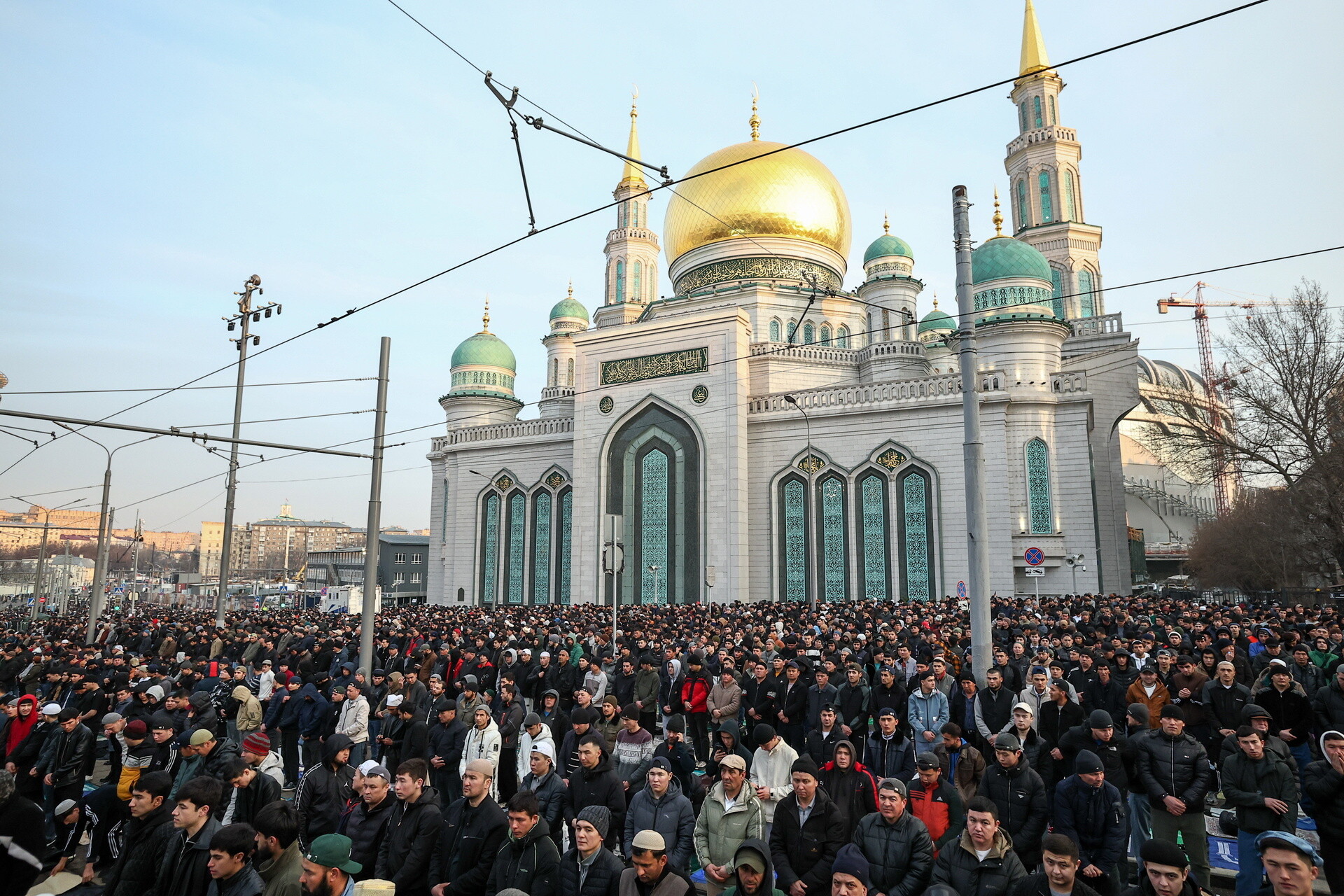 Перекрытие улиц в Москве