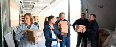 Гуманитарную помощь на передовую регулярно отправляют столичные бизнесмены