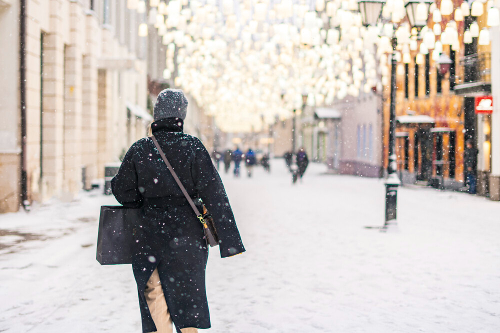 Снег в Москве