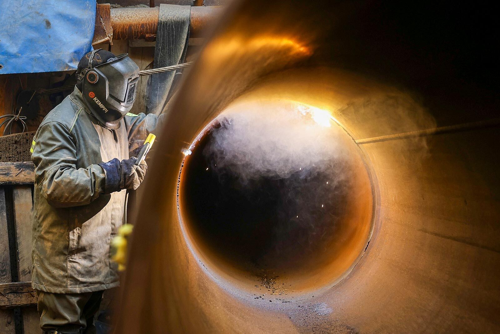 Строительство газопровода в ЗАО Москвы