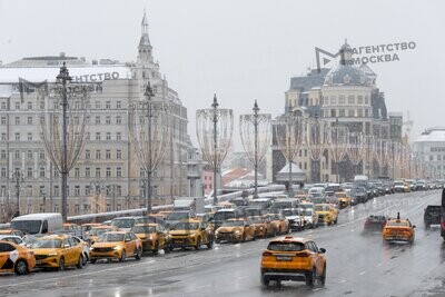 Гололед в Москве
