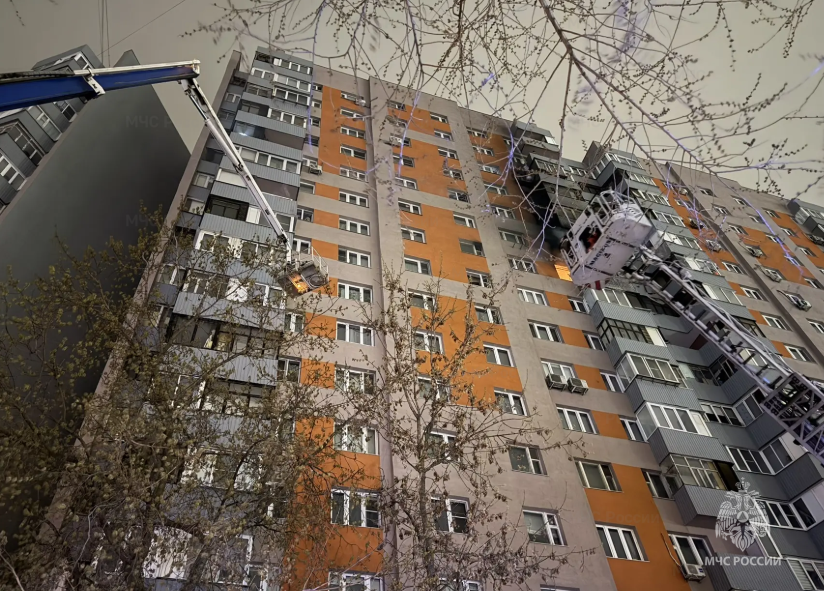 Взрыв в многоэтажном доме в Мытищах