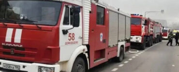 Пожар произошел в торговом центре в Домодедово