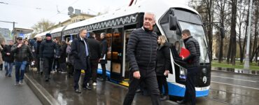 Собянин открыл в Москве второй трамвайный диаметр