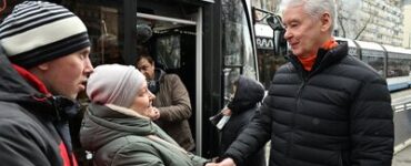 Собянин открыл второй Московский трамвайный диаметр Т2