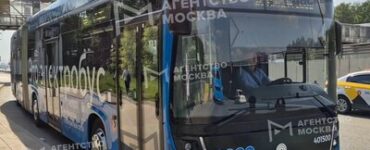 Современные электробусы вышли на маршрут №123 в САО