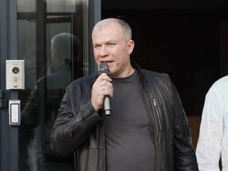 Александр Шелковой поздравил пожарных с их праздником