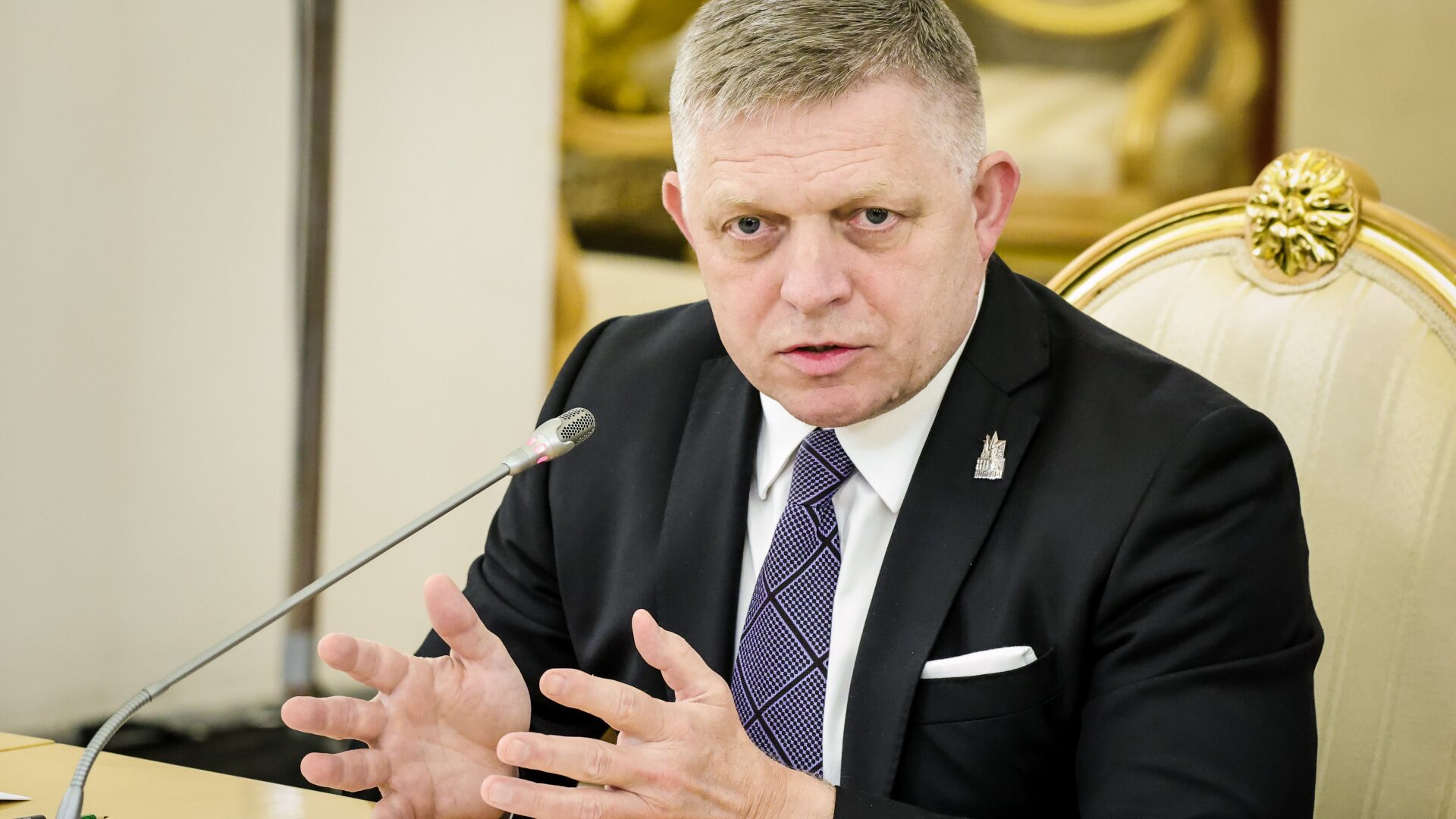 Роберт Фицо самолет