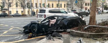 Рэпер Navai попал в ДТП на Ferrari у Парка культуры