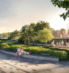 ПИК построит новый пешеходный бульвар длиной 370 м на юге Москвы фото
