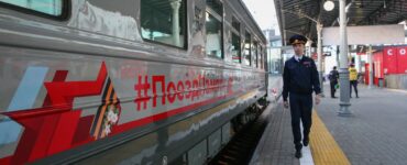 С Белорусского вокзала в Москве отправился «Поезд памяти»