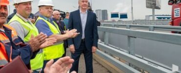 Собянин: Реконструкция Воробьевского путепровода завершится до конца года