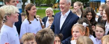 Собянин и Кириенко встретились с участниками первой смены спортивно-патриотического лагеря