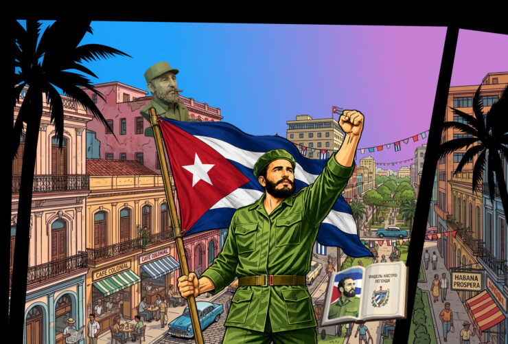 «Газета.Ru» представила проект к 100-летию Фиделя Кастро в стиле GTA: Vice City