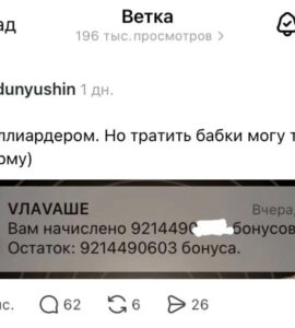 Петербуржец получил 9,2 млрд бонусов после заказа шавермы