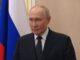Путин посетил Архангельский собор после обретения мощей Дмитрия Донского