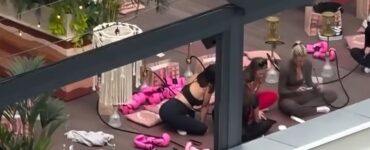 В Москве девушки занимаются боксом, а затем курят кальян под стеклянной крышей