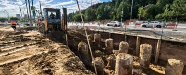 В Мытищах стартовало строительство надземного перехода через Волковское шоссе
