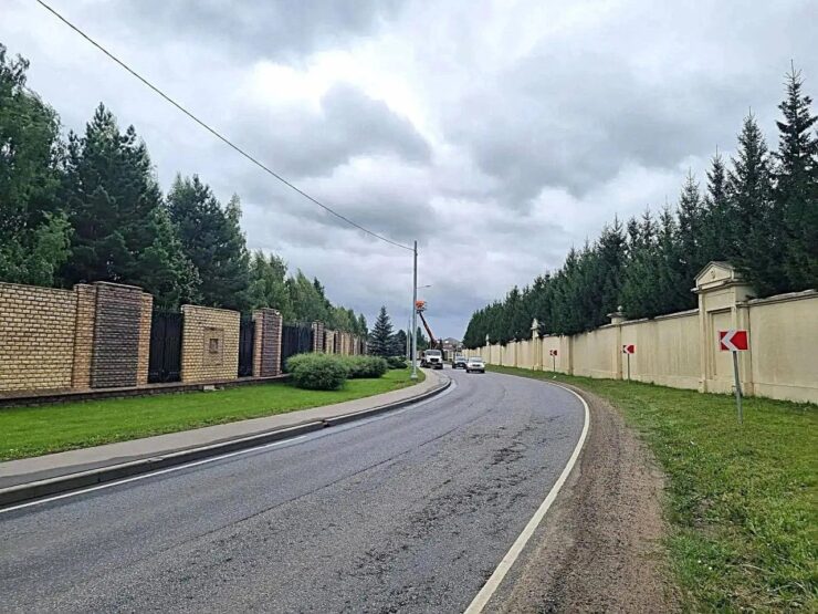 В Подмосковье установили 12 линий освещения вдоль региональных дорог
