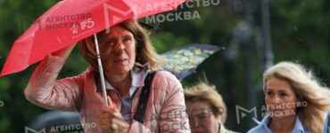 «Желтый» уровень опасности из-за сильного дождя объявлен в Москве на субботу