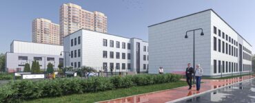 Пристройка к школе № 9 в Одинцово готова более чем на 80%