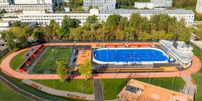 Собянин открыл спортивный кластер в Нагатино-Садовниках