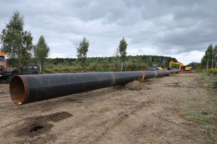 В Краснопахорском районе готов на 90% новый газопровод